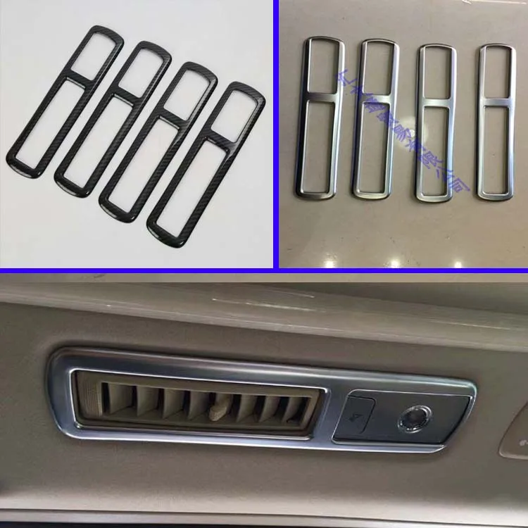 Для- Toyota Alphard Vellfire AH30 автомобильные аксессуары ABS задняя крыша Air confialer AC Vent рамка Крышка отделка