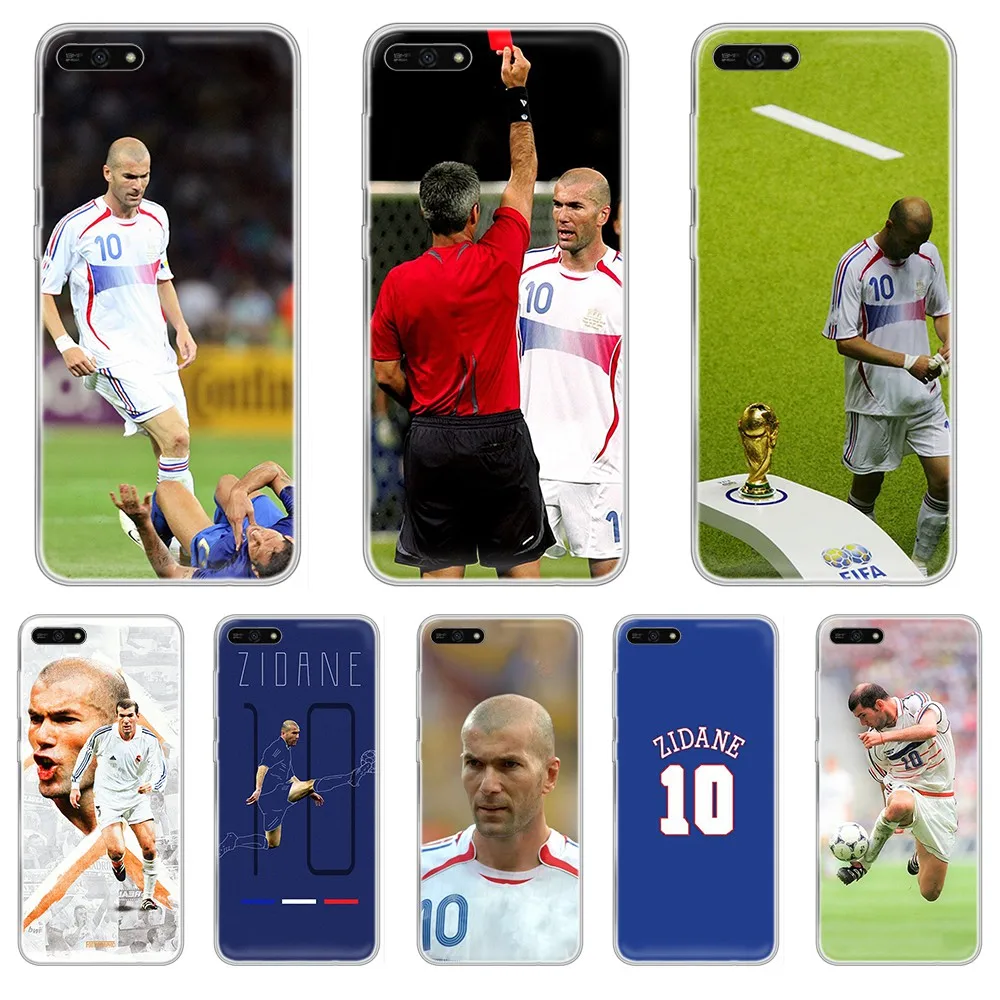 Прозрачный чехол Zidane Zizou для телефона с изображением чемпионата мира по футболу и