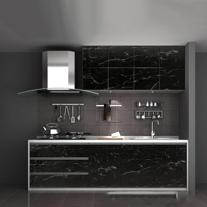 

vinyl oil proof kitchen wall stickers marble countertop stickers bathroom self-adhesive waterproof wallpaper Backsplash Peel and