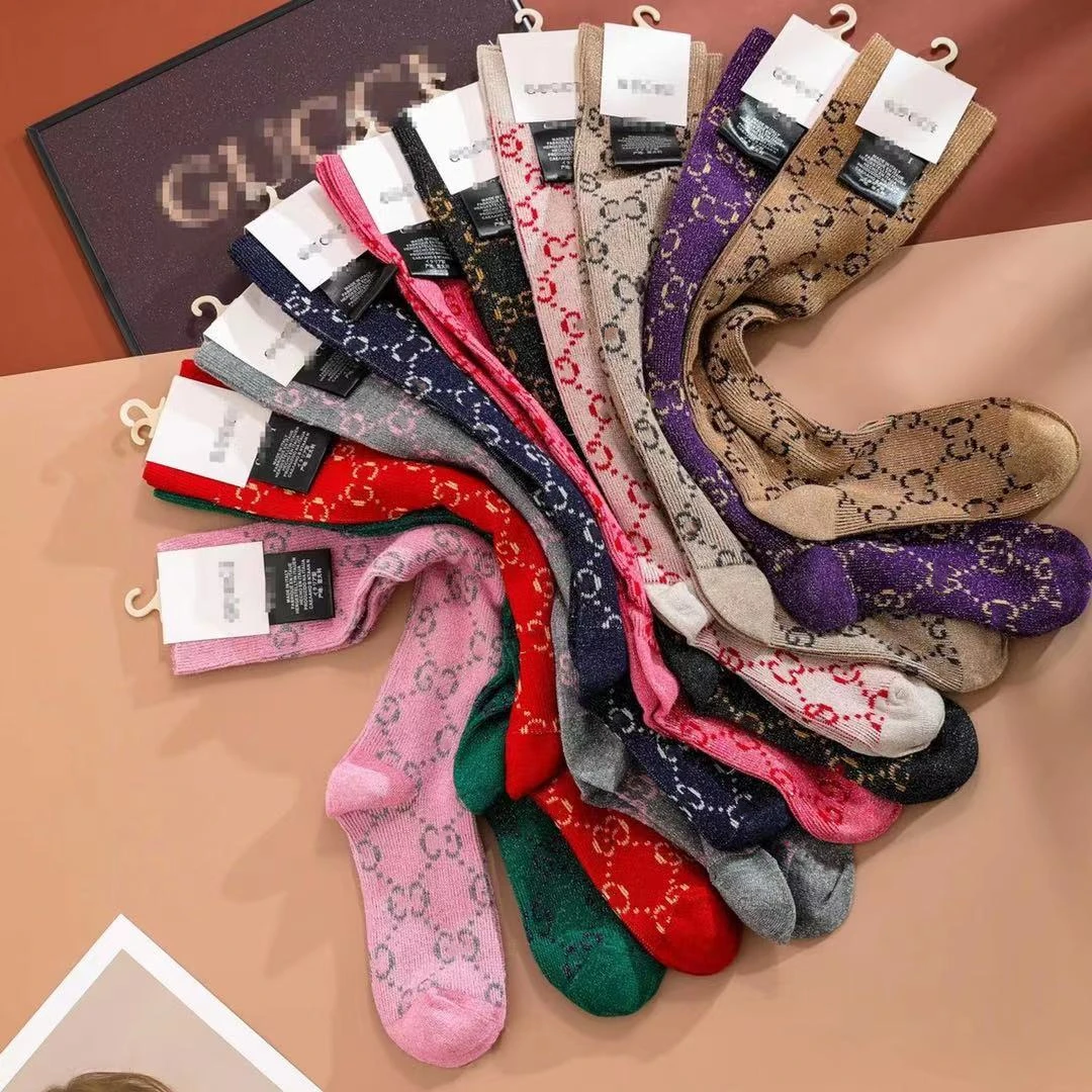 

Носки с двойными иглами, золотистые и Серебристые