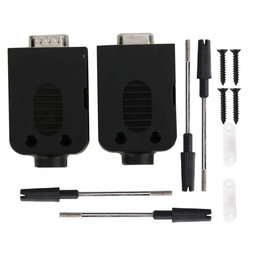 2 шт. 9 контактный винтовой последовательный разъем DB9 для проводки|Соединители| |