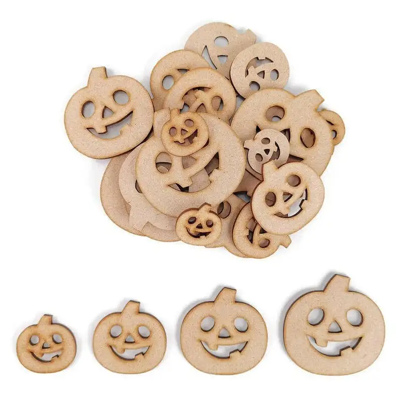 Хэллоуин Тыква MDF ремесла формы деревянное украшение жуткий который|Поделки из