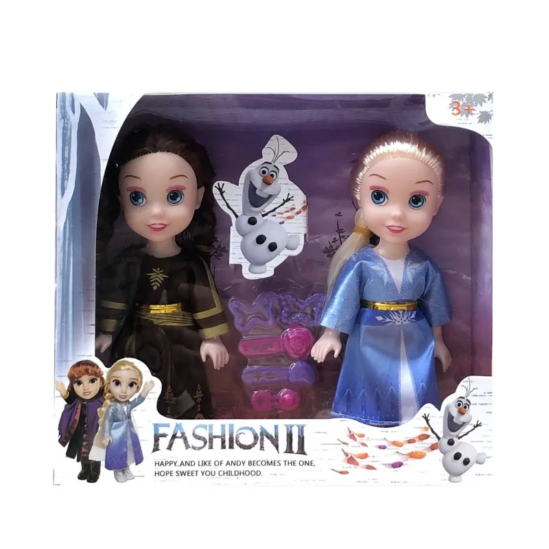 2020 Disney игрушки с героями мультфильмов принцесса Анна Эльза Кристофф Свен Олаф из