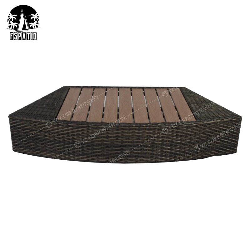 

Синтетическая круглая мебель из ротанга Surround для спа