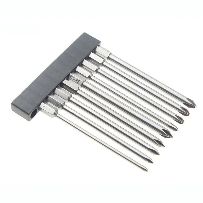 

9pcs Magnetic Philips Screwdriver Set 1/4 Inch 6.35mm Shank S2 Alloy Steel 75mm 100mm 150mm Long Magnetic Hex Screwdriver Bit