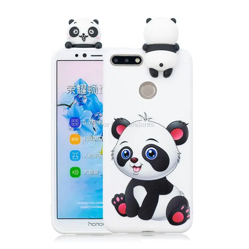 Чехлы для Huawei Y7 2018 чехол 3D единорог панда Сова силиконовый из ТПУ Y5 Prime Y6 чехлы |