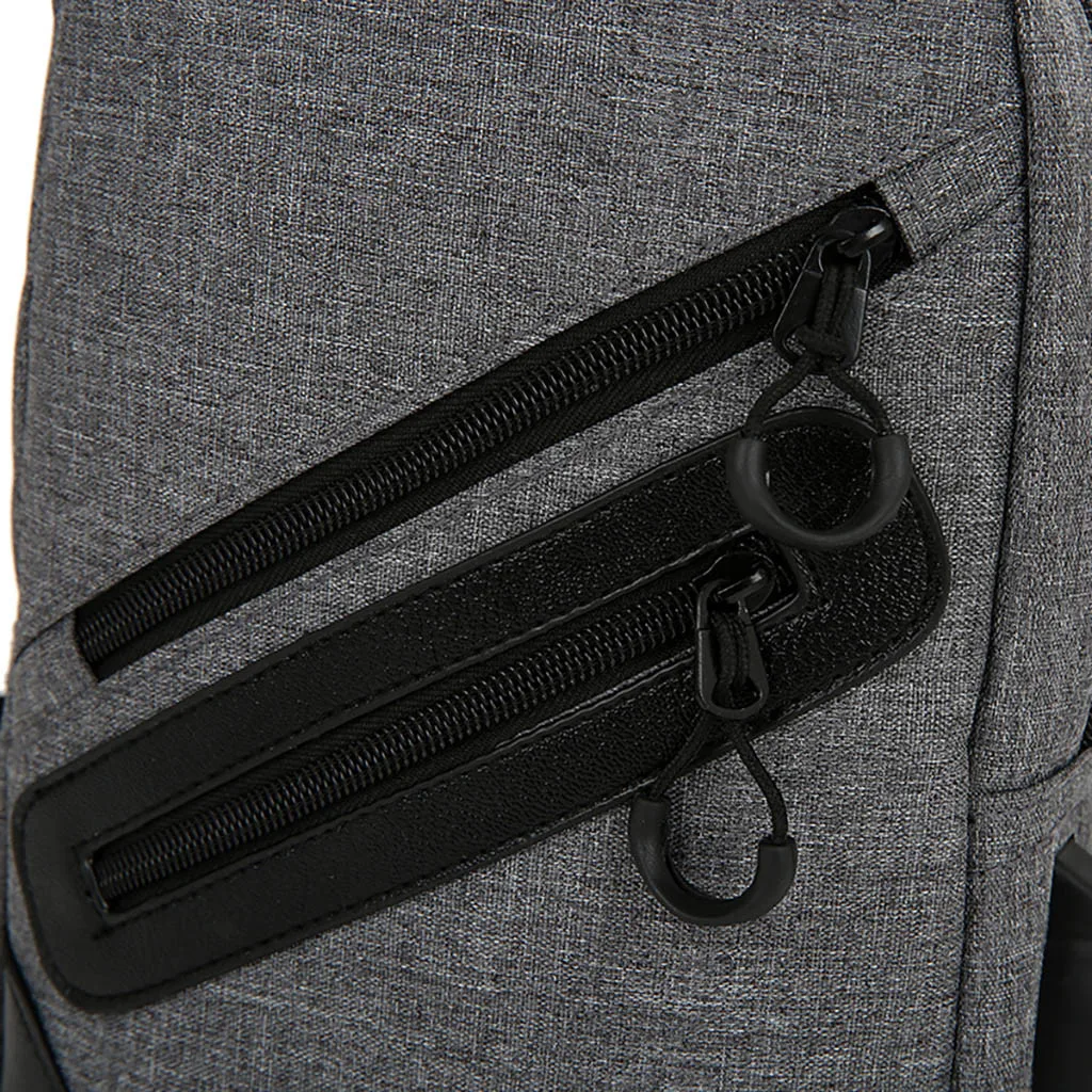 MAIOUMY мужская мода повседневная спортивная нагрудная сумка USB зарядка через плечо сумка-мессенджер мужская сумка в ручную дропшиппинг Sept 04