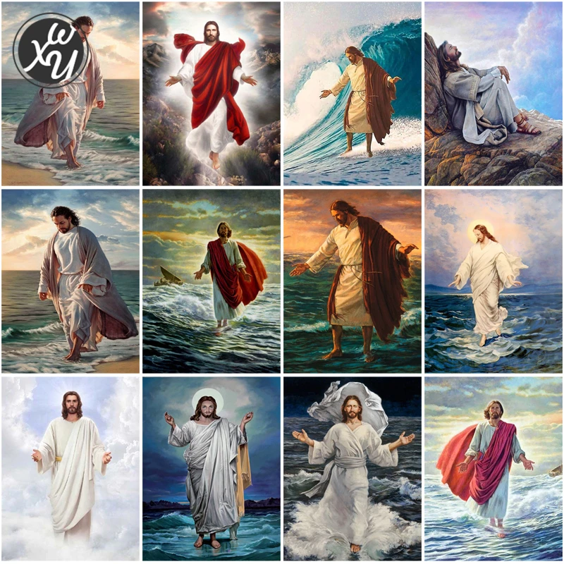 

Набор для алмазной живописи, религиозная мозаика, искусство бриллиантов, полная Алмазная вышивка 5D, вышивка крестиком для домашнего декора