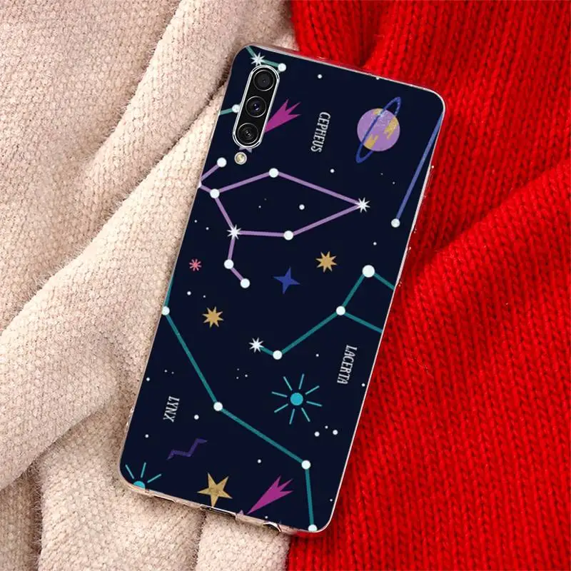 

12 constellations starry universe Phone Case For Samsung Galaxy S5 S7 S8 S9 S10 S10e S20 edge plus lite