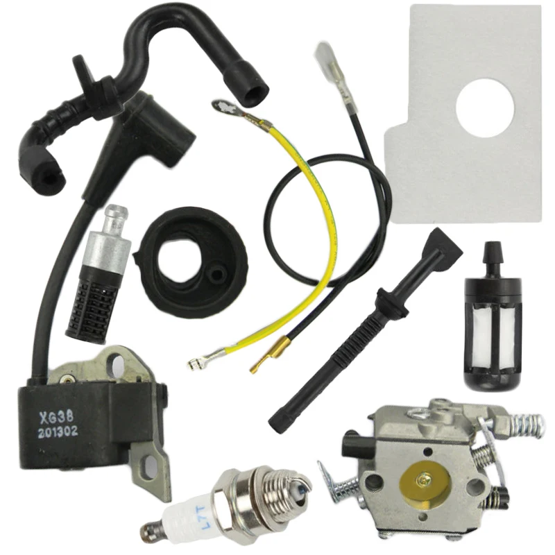 Карбюратор двигателя катушка зажигания глушитель Комплект прокладок для