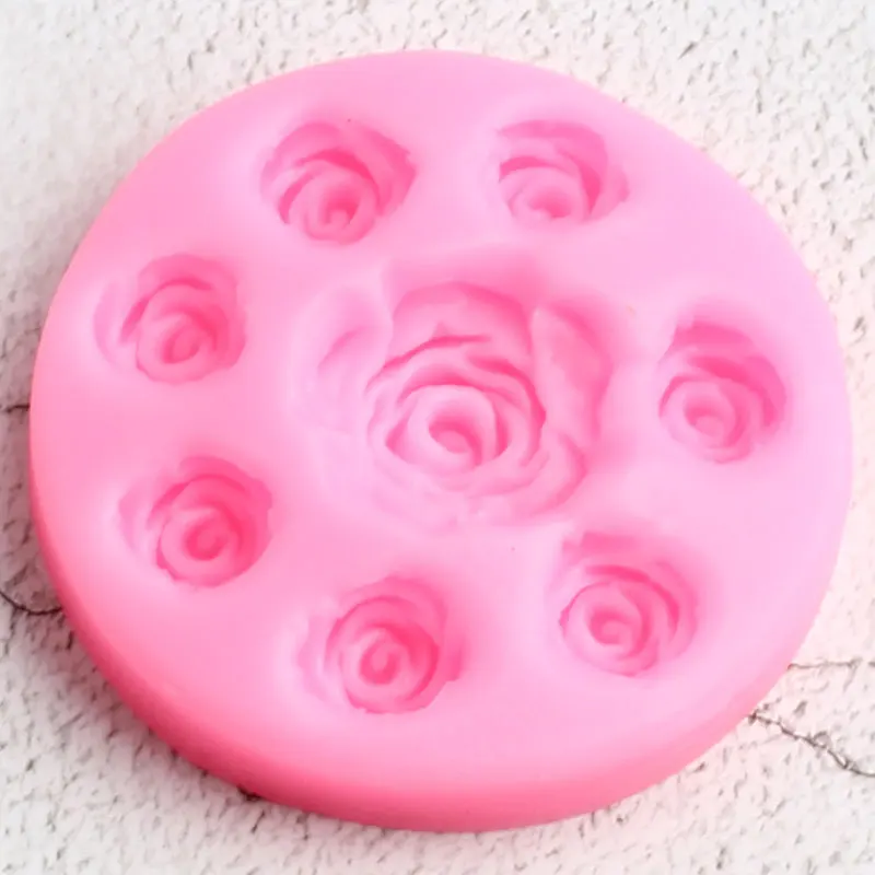 Роза для рукоделия Свадебный кекс конфеты зеркальная глина шоколадный