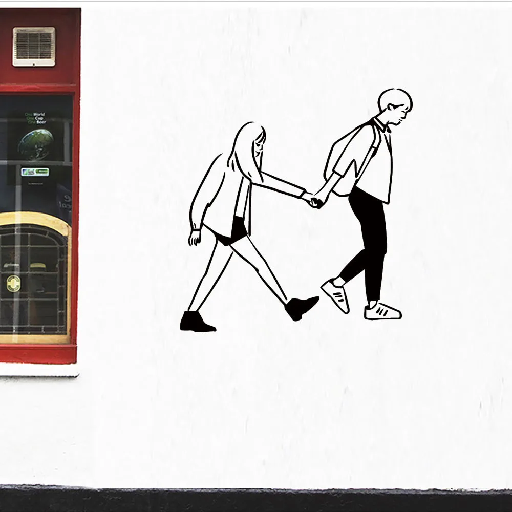 Любителей зеркало для прогулок наклейки на стену Ins популярный детской комнаты