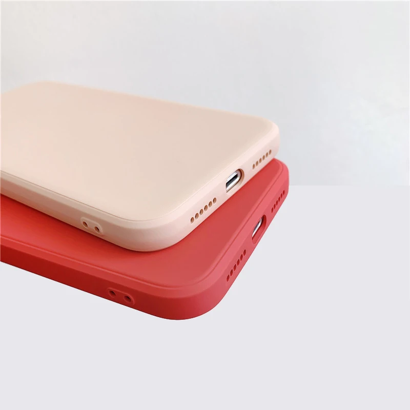 love heart tpu phone case for iphone 11 12 pro max x xr xs max 7 8 plus se 2020 candy color original liquid soft silicone cover free global shipping