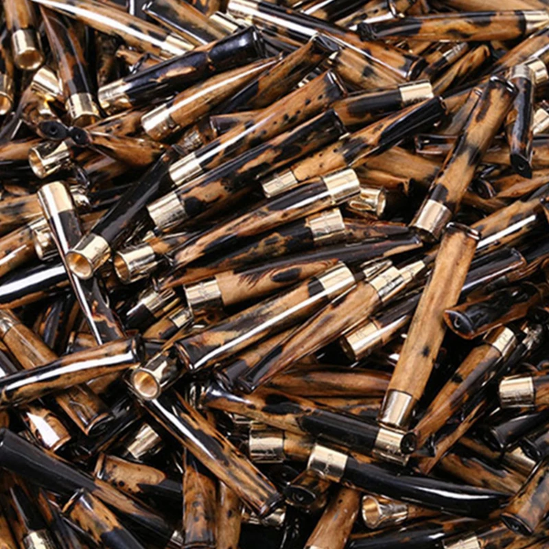 Держатель для сигарет из твердой древесины 1 шт. трубка курения портативная