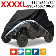 290cm 114 XXXXL Waterproof Motorcycle Vehicle ATV UTV Quad Cover Covers Rain Snow Dust UV Sun All Season For Mule Universal