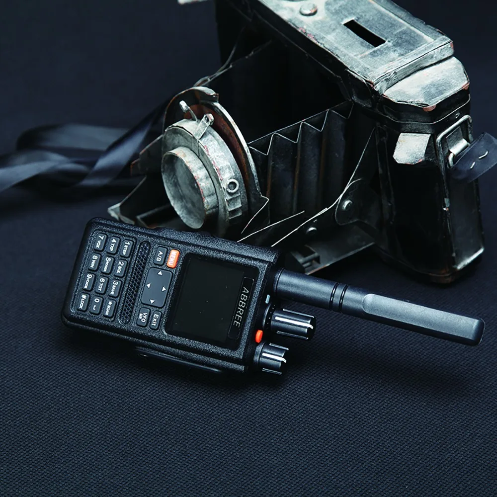 ABBREE AR-F8 gps 6 полос(136-520 МГц) 8 Вт 999CH Многофункциональный VOX DTMF SOS lcd цветной любительский Ham двухстороннее Радио рация