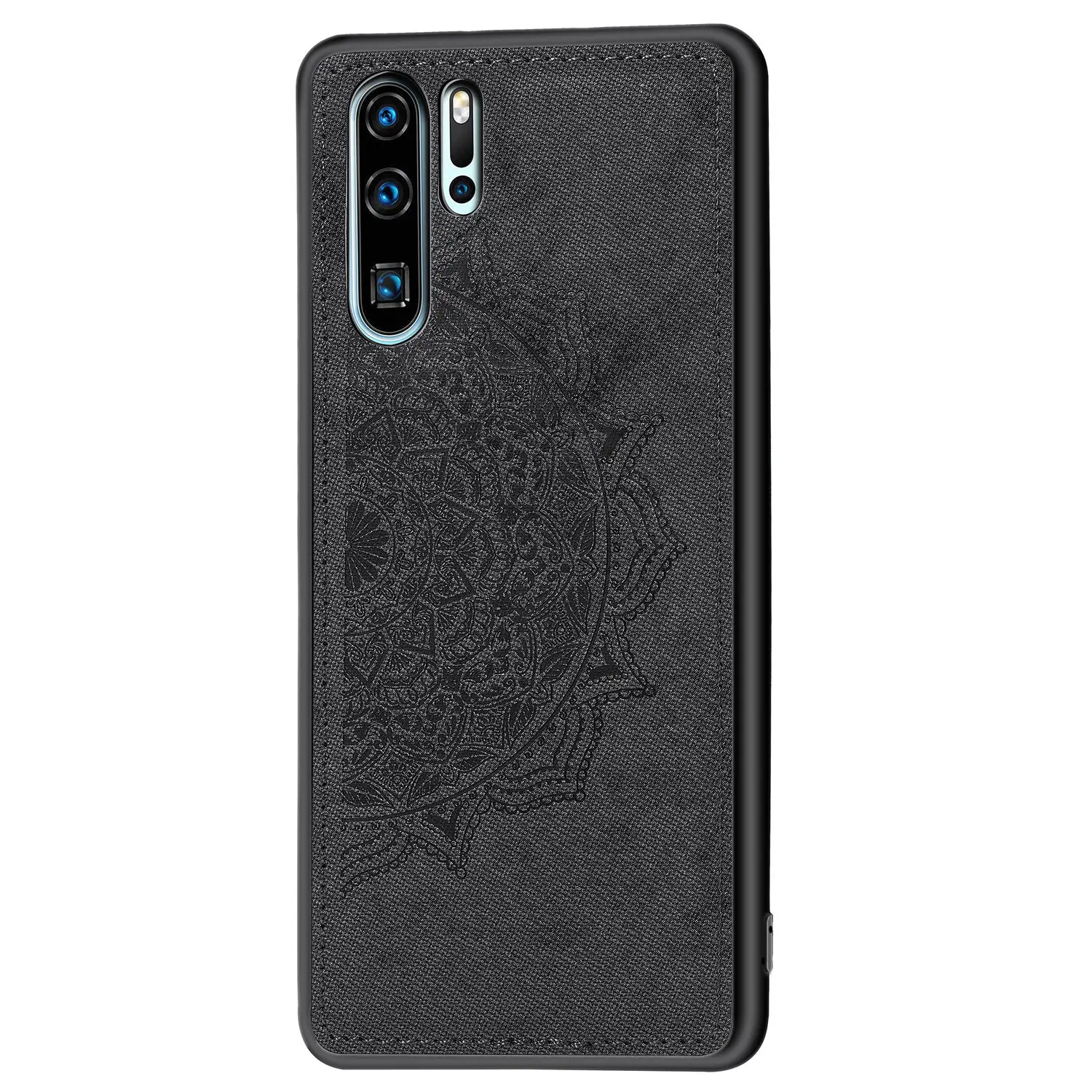 Роскошный тканевый чехол для телефона huawei P30/P30 Pro скатерть мягкий силиконовый из
