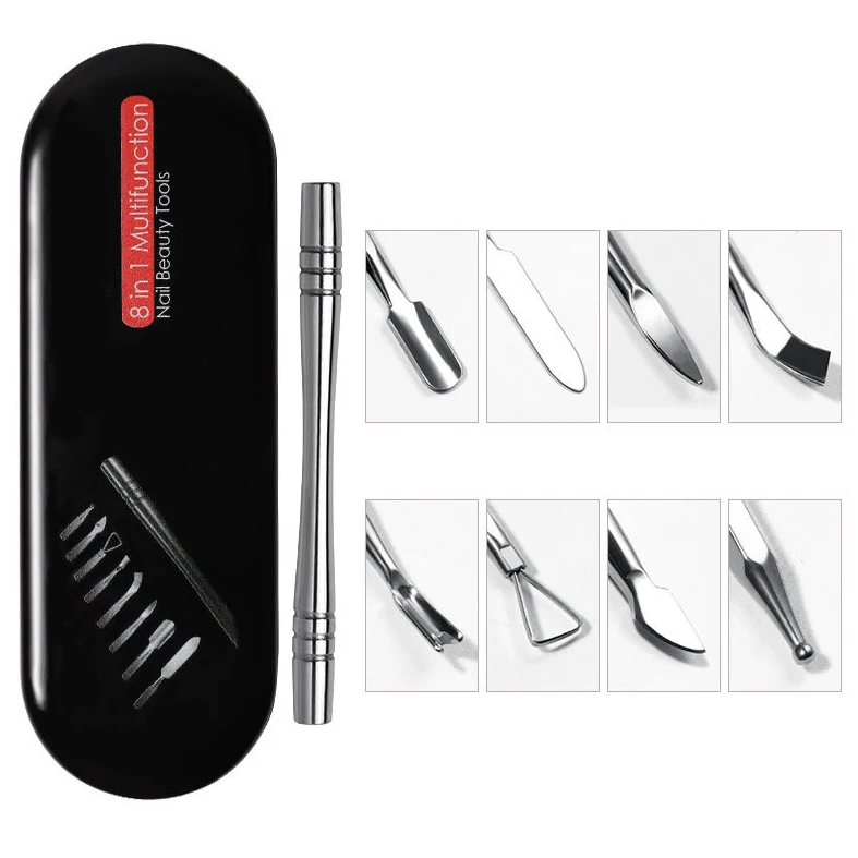 1box 8pcs tool head Nail Drill Bit Set Carbide Milling cutter for Manicure File Pedicure Care | Красота и здоровье