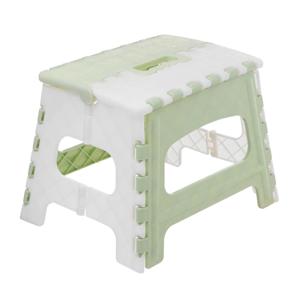 Plastic Folding Step Stool with Handle Portable Collapsible Small Foot Bathroom Stepping Stools for Kid |