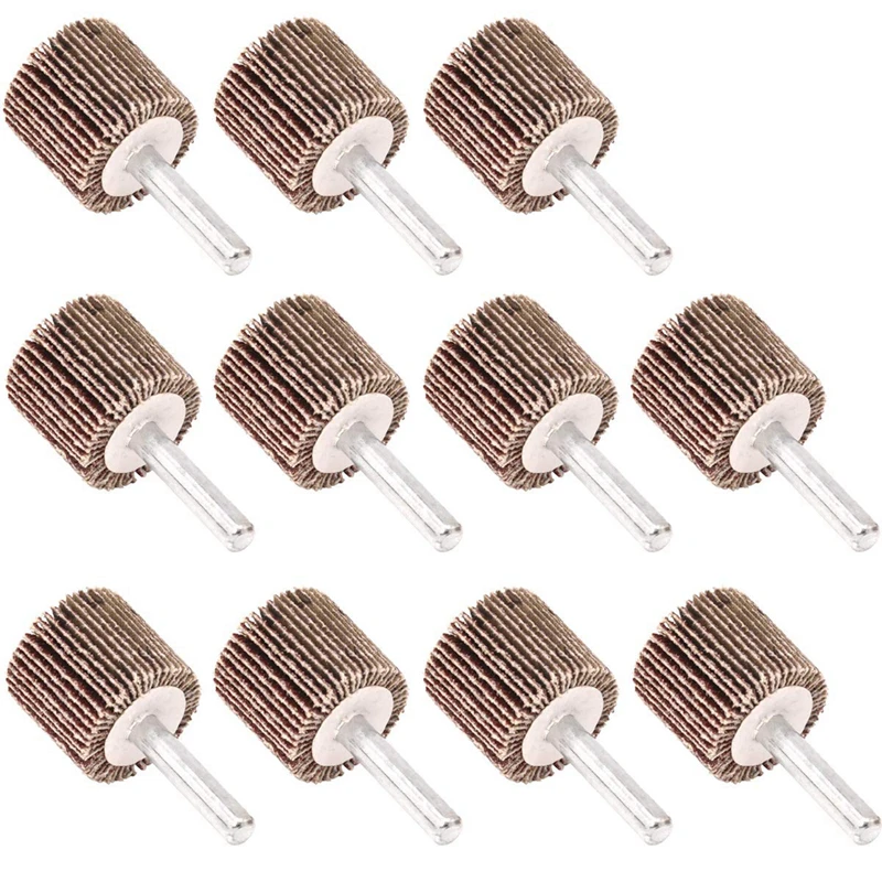 

20 Pack Mounted Flap Wheel 80 Grit Aluminum Oxide Sanding Flap Wheels for Drill - Abrasive Grinding Tool