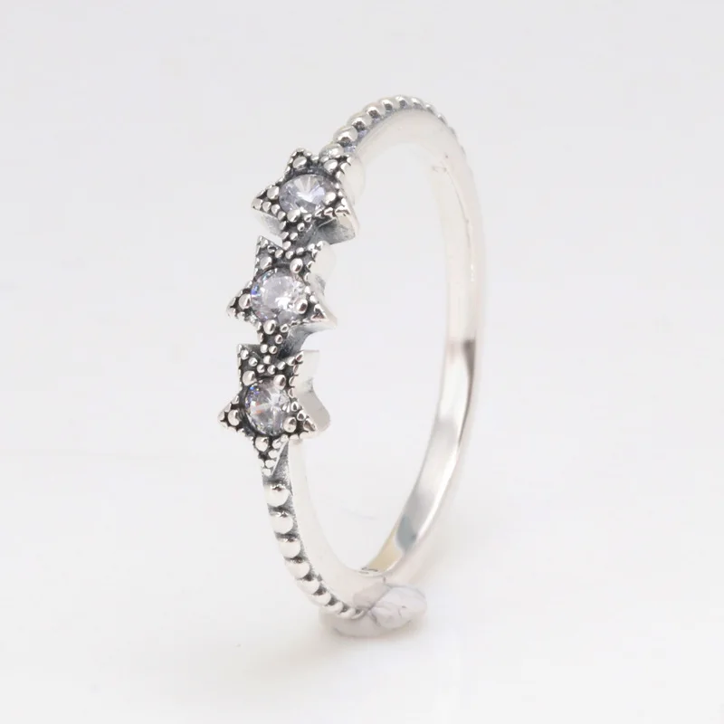 

Amas Лидер продаж 100% 925 стерлингового серебра сезон пятиконечная звезда кольцо для женщин, модные, оригинал, ювелирное изделие, подарок