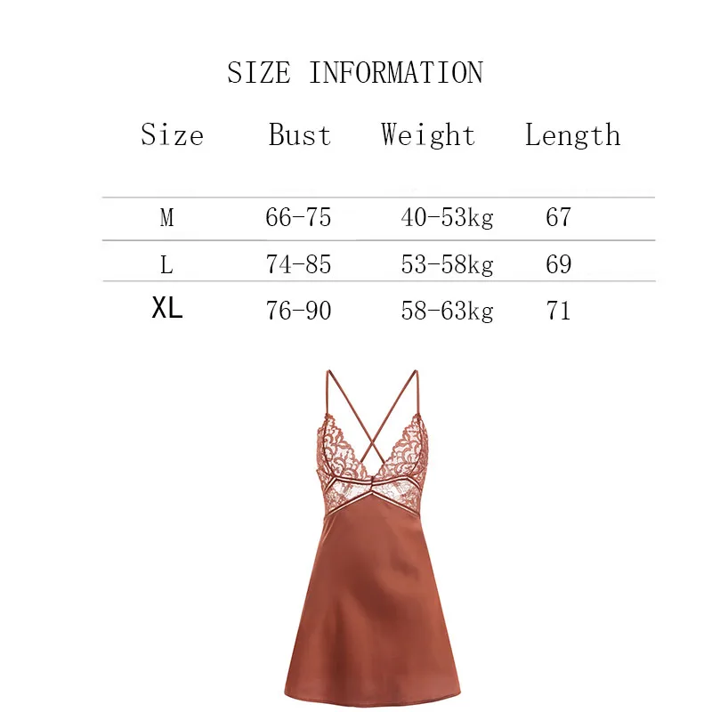 

Sexsi Gecelik Silk Nightgown Sexy Lingerie Nightgowns Lingerie Costume Ladies Dress Nightie Fantezi Gecelik Vestido