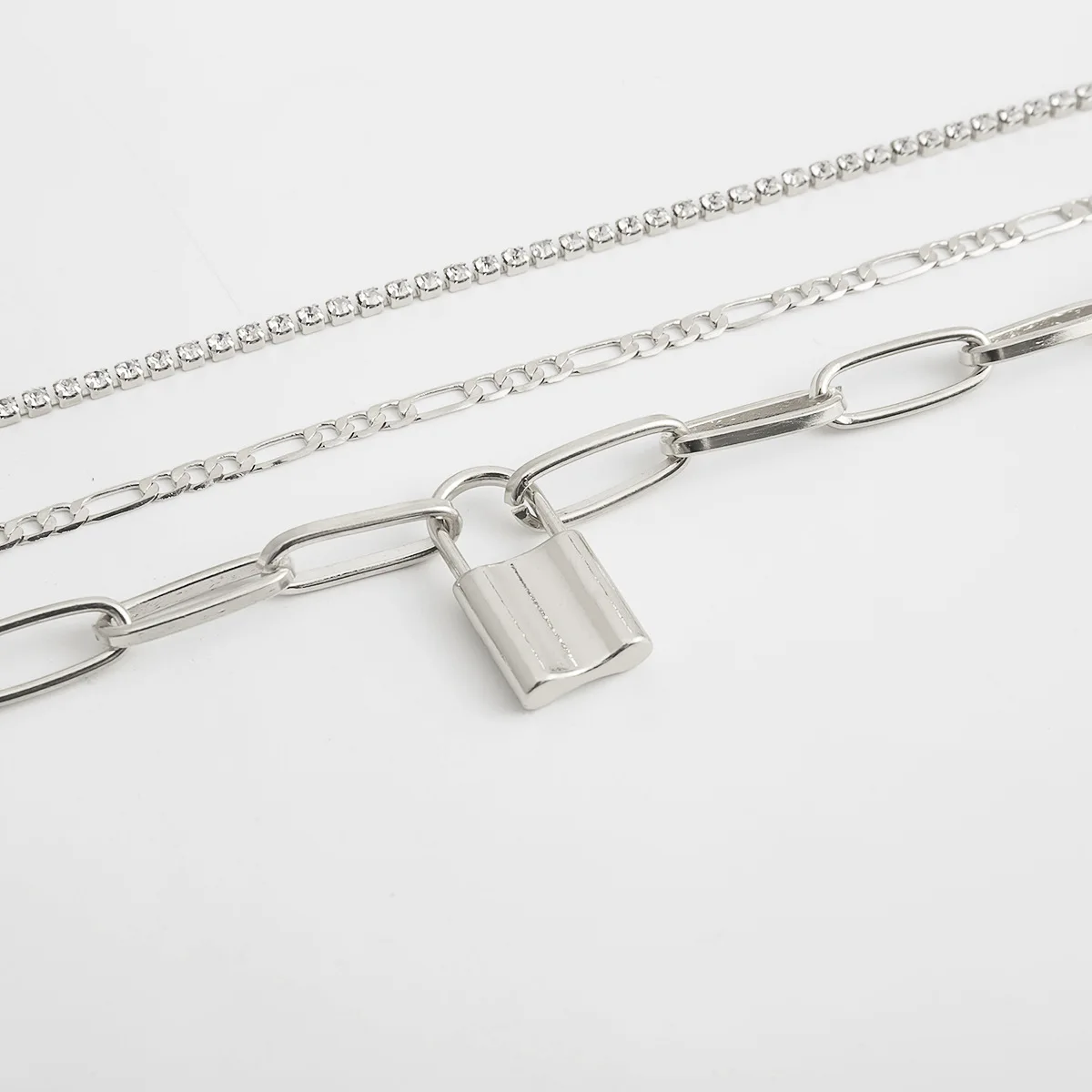 Браслеты Meetvii в стиле панк с подвеской-замком цепочка на ногу женские