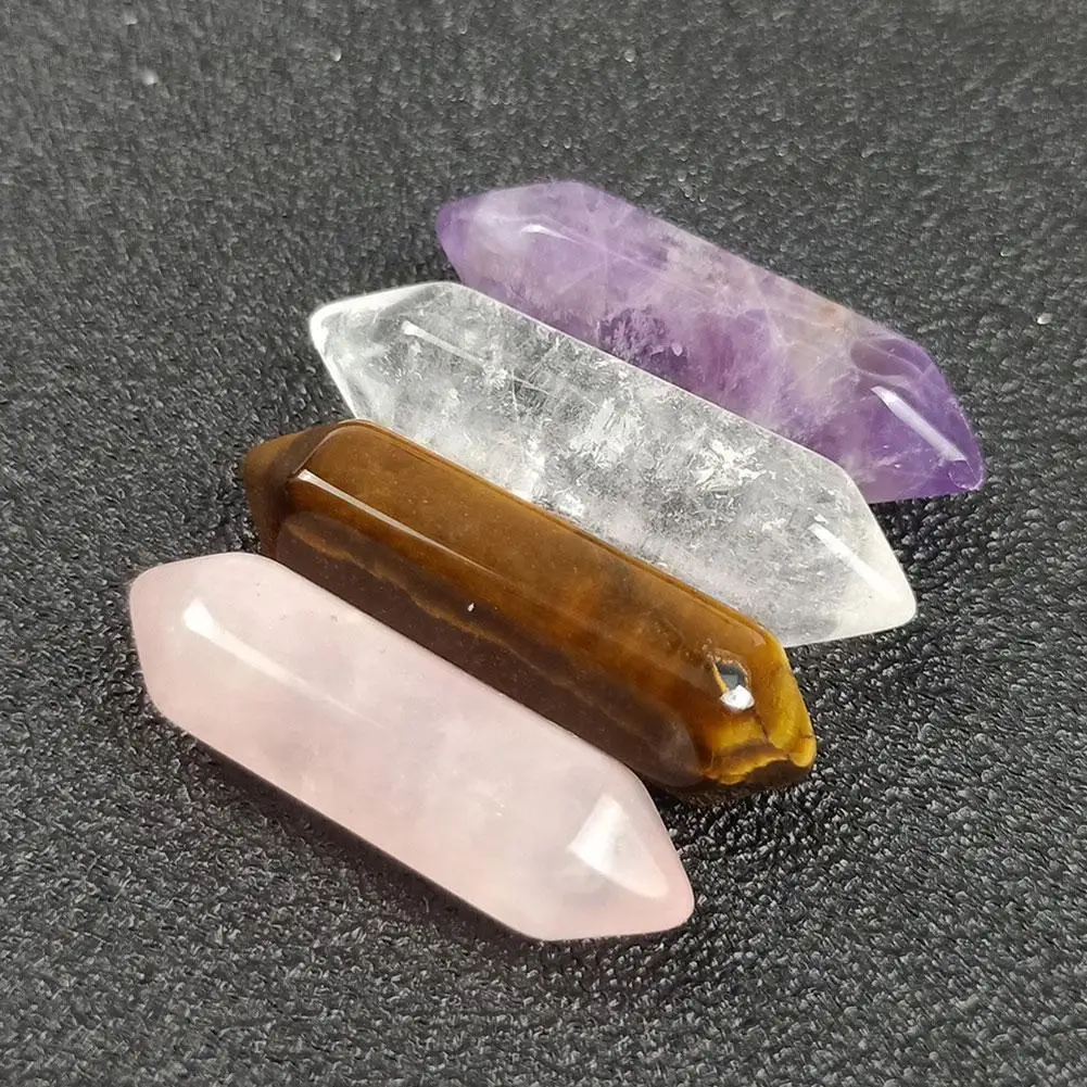 

1pcs Clear Crystal Point Quartz Healing Stone Reiki Energy Ore Mineral Crafts Home Decoration Amethyst Tiger Eye Stone Ornaments
