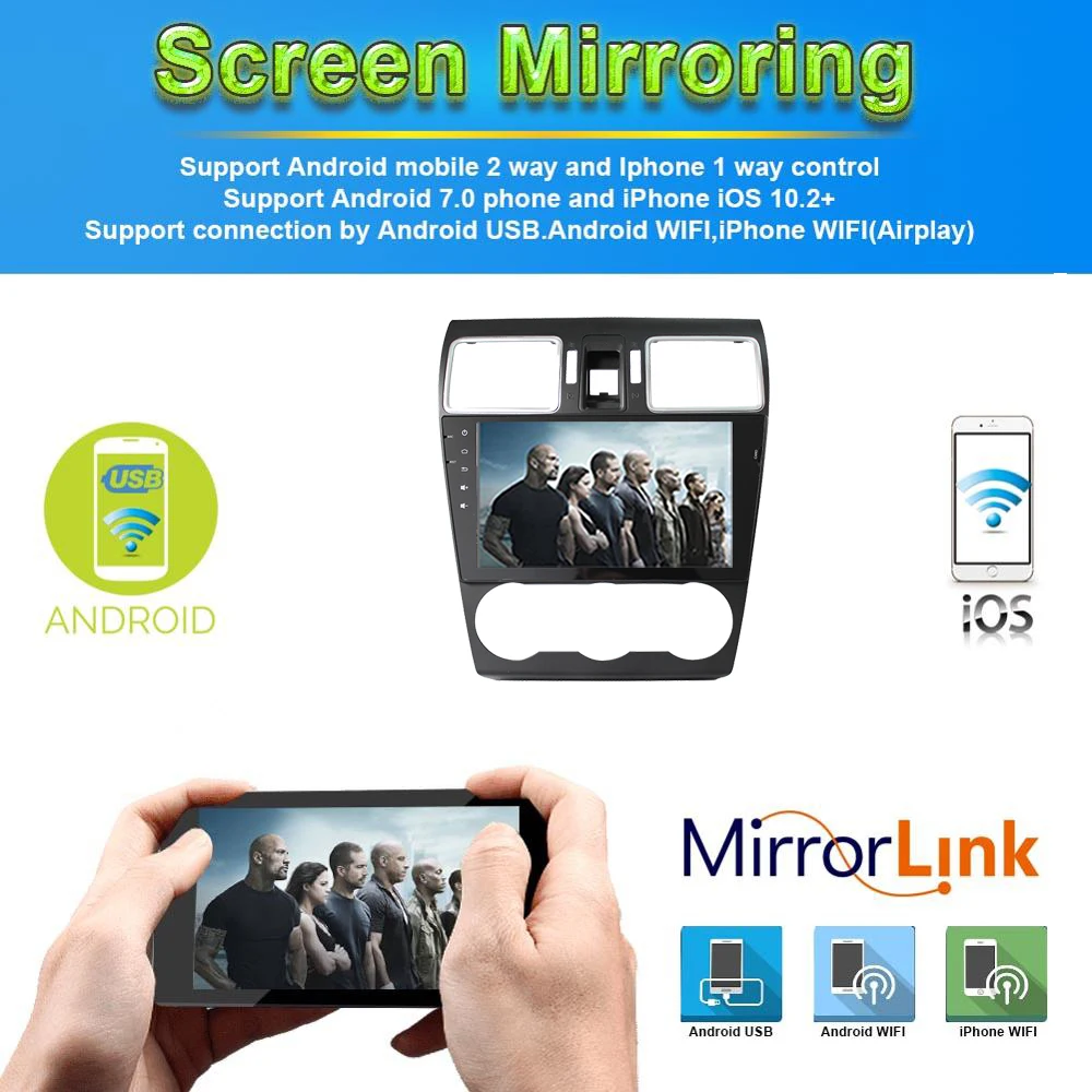 9-дюймовый Восьмиядерный Автомобильный GPS-навигатор Android 10 0 для Subaru Forester 2015-2022