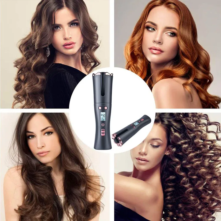

Newest Hair Iron Charging Crimping Hair Curlers Rollers Machine Automatic Curling Irons Crimp Styling Tools for Hair Curling