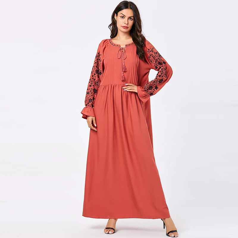 Дубай абайя размера плюс турецкий хиджаб мусульманское платье кафтан Caftan Marocain