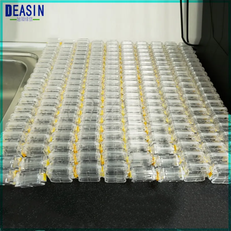 

70 Pieces/ lot High Quality Dental Tooth Box with Film Denture Storage Box Membrane Teeth Container Holder Case