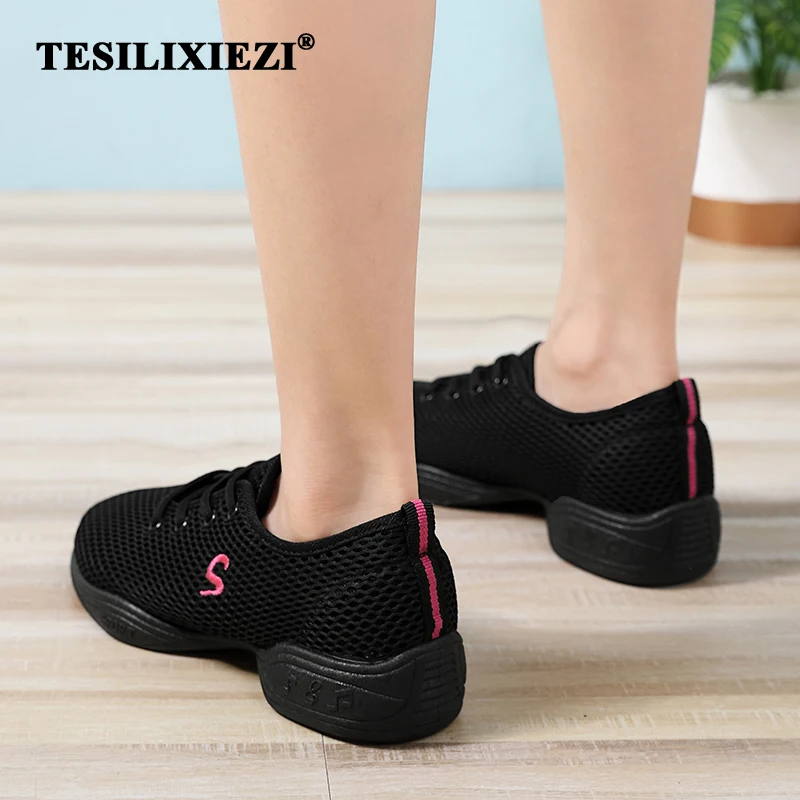 Легкие кроссовки для фитнеса Обувь занятий танцами Амортизирующая обувь