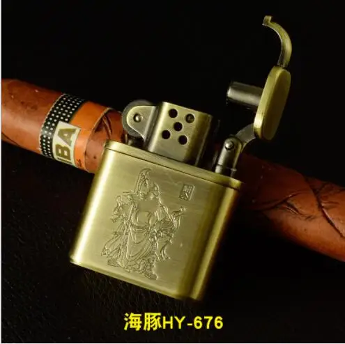 Новая личность креативный металлический Керосин Зажигалка старая мода