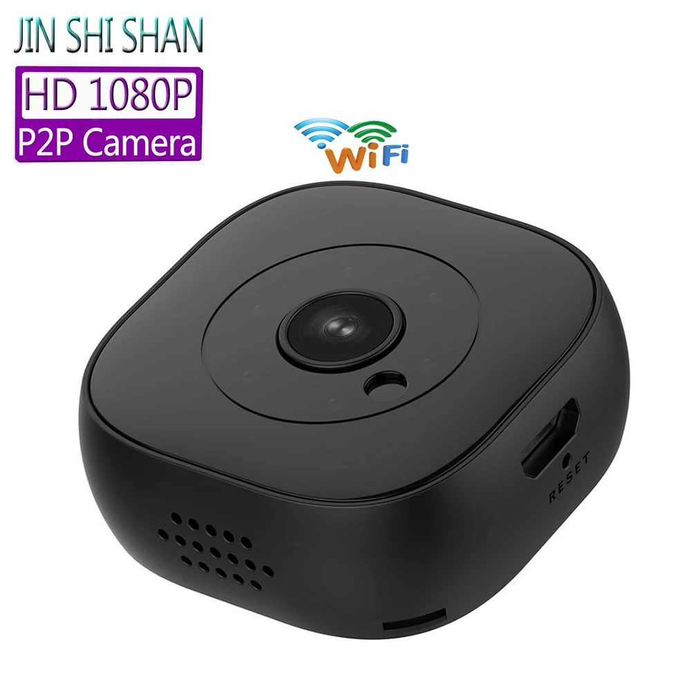 Мини-камера Hid den Wi-Fi IP-камера P2P микро веб-камера 1080P HD камера обнаружения движения