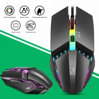 k3 usb wired mouse 80012001600 dpi adjustable mice 4 buttons online games competitive mice 7 color gaming mouse for pc laptop