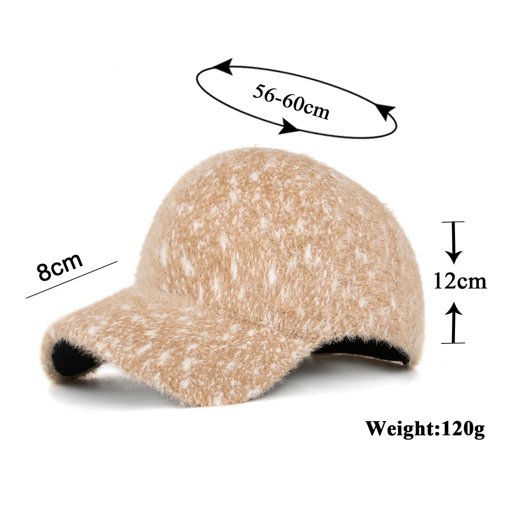 

FS Winter Thicken Villus Baseball Hat For Men Women Casquette Trucker Hats Outdoor Warm Black Pink Snapback Cap Gorro Hombre