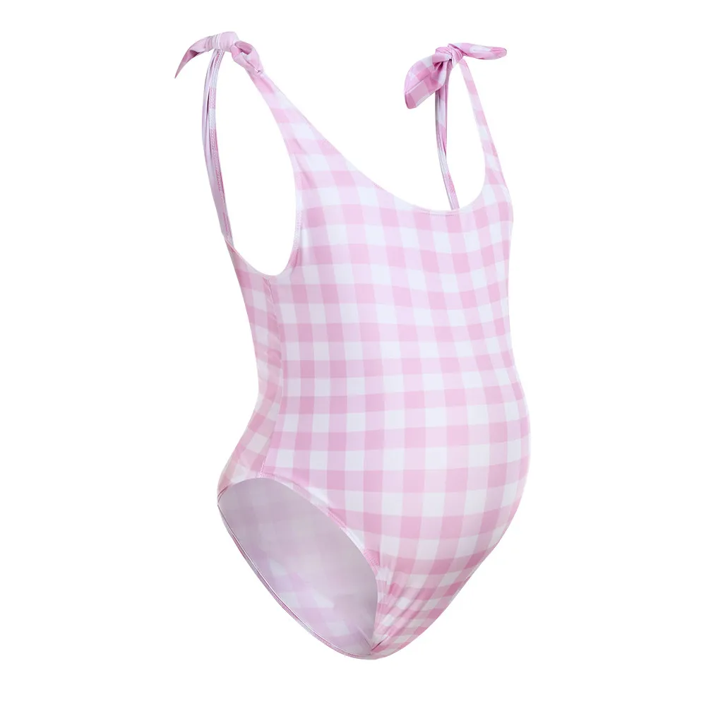 Maternity Tankinis Women Lattice Print Bikinis Swimsuit Beachwear Pregnant Suit Pregnancy Clothes Swimming | Спорт и развлечения