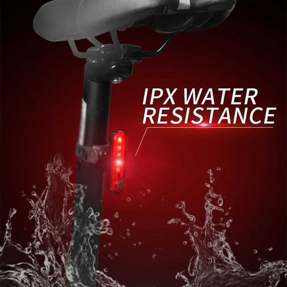 Lampu Sepeda Laser Belakang Pintar ABS Lampu Sepeda LED USB Isi Ulang Kontrol Belok Jarak Jauh Nirkabel Lampu Sepeda