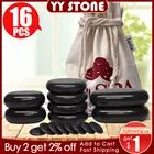 Массажный набор Tontin из горячего камня большого размера для снятия стресса и боли в спине, лечение за здоровьем, лавовые базальтовые камни для лечения акупрессуры