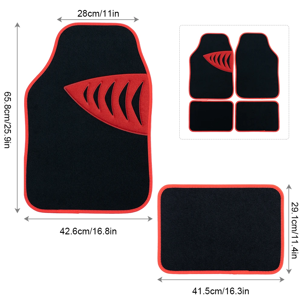 Billig Set Auto Boden Matte Teppich Abdeckung Protector Clips Fastener Sitz Teppich Vorne Hinten Für LADA 2170 Priora 2007-2019 Vesta Granta Kalina