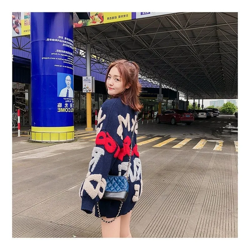 Женская куртка с буквенным принтом Zogaa повседневная хлопковая в Корейском стиле