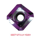 100% Оригинальный SEET SEET12T3-LH YD201 45 градусов Фреза для алюминия для обработки алюминиевых деталей 10 шт.лот