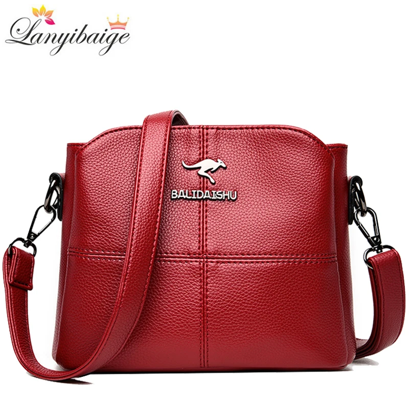 

High Quality Leather Handbag Small Shoulder Bags for Women 2021 New Simple Cossbody Bags Luxury Designer Handbag Travel Bag Sac