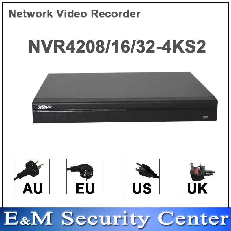 Оригинал Dahua NVR4208 4KS2 NVR4216 NVR4232 заменить NVR 8/16/32CH Сетевой Видео Регистраторы|network video