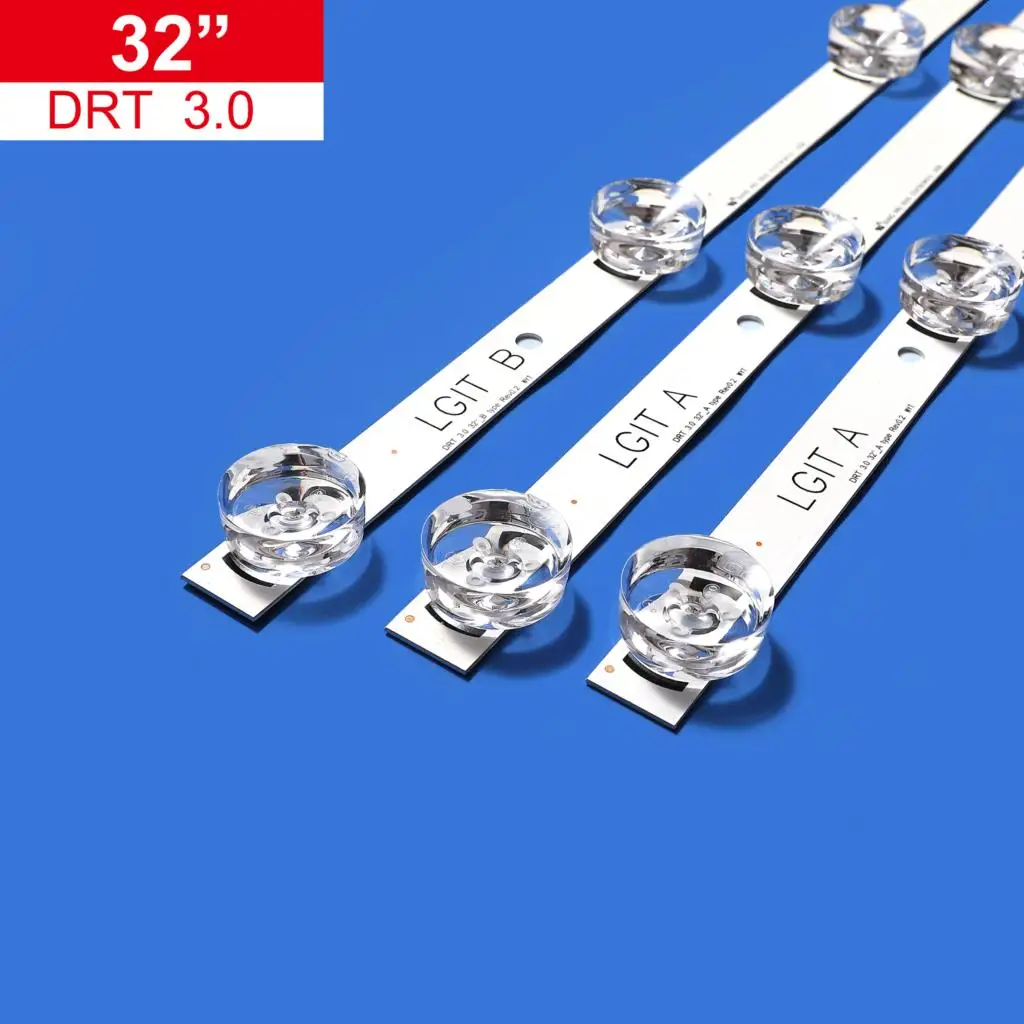 

New 3 PCS*6LED 590mm LED backlight strip bar compatible for LG 32LB561V UOT A B 32 INCH DRT 3.0 32 A B 6916l-2223A 6916l-2224A