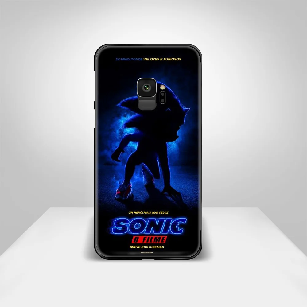 

Animation Sonic The Hedgehog Phone Case Cover Hull For Samsung Galaxy S 6 7 8 9 10 e 20 edge uitra Note 8 9 10 plus black