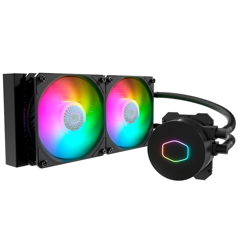 Кулер Master B120 B240 RGB CPU кулер для воды тихий вентилятор Intel 1151 1155 1156 2011 2066 AMD AM4 AM3
