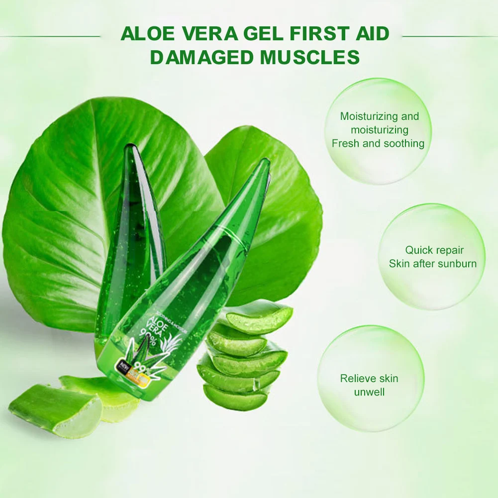 Очищающее средство для лица с экстрактом алоэ вера скраб гель увлажнения кожи