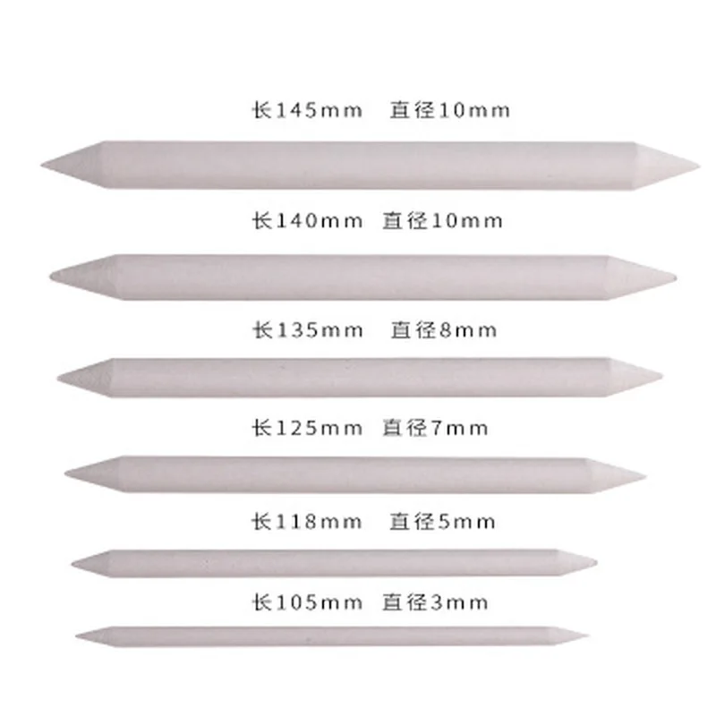 6 шт Двойная Головка рисовая бумага кисточки карандаши смешивания палец Tortillon в